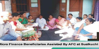 Micro Finace Beneficiaries Assisted by AFC at Sualkuchi