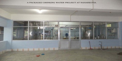 A packaged drinking water project at Naharkotia